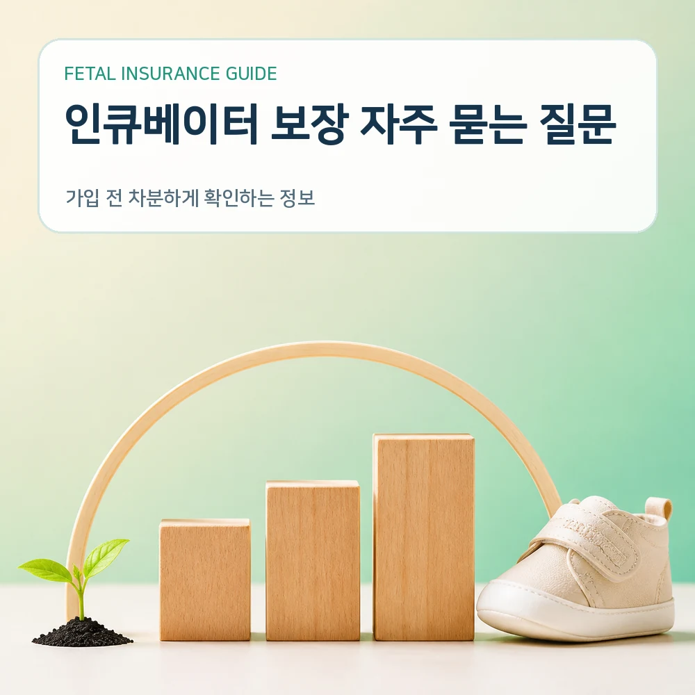 태아보험 인큐베이터 보장 자주 묻는 질문