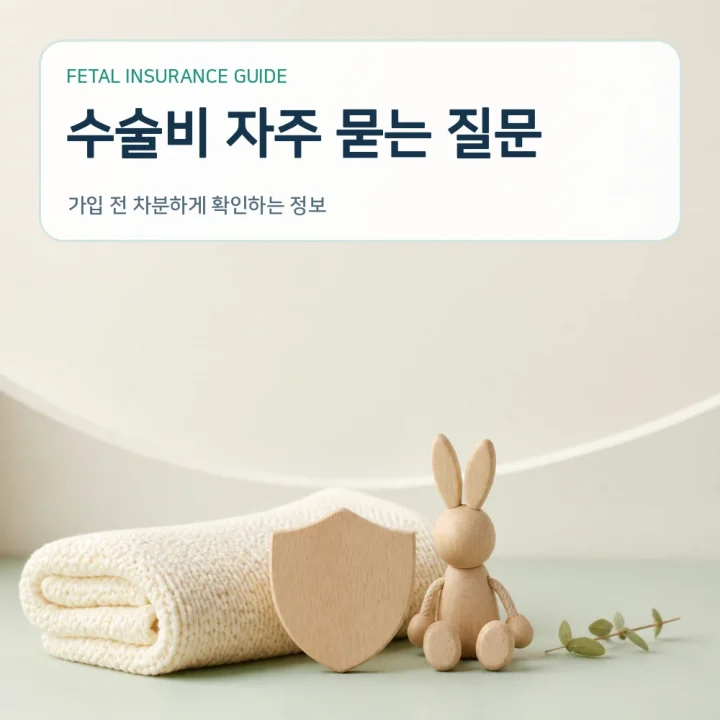 태아보험 수술비 자주 묻는 질문